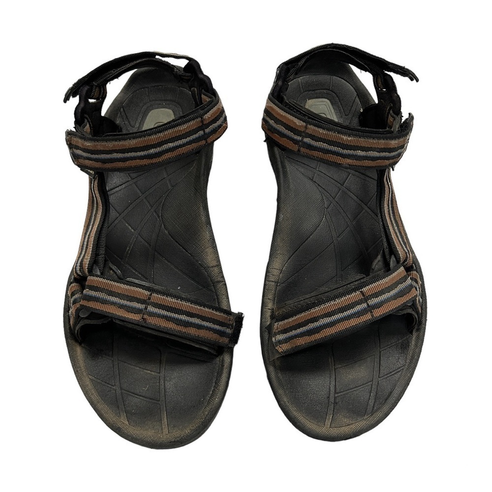 Teva Men’s Terra Fi 5 Universal Hiking Sandal Black & Brown, Size 13